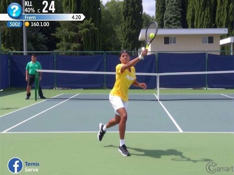 Indian Tennis Serve Ace Gameplay